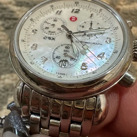 Michele CSX-36 Chronograph Mother of Pearl Dial watch